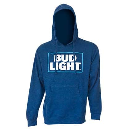  Bud Light Royal Blue Logo Hoodie 