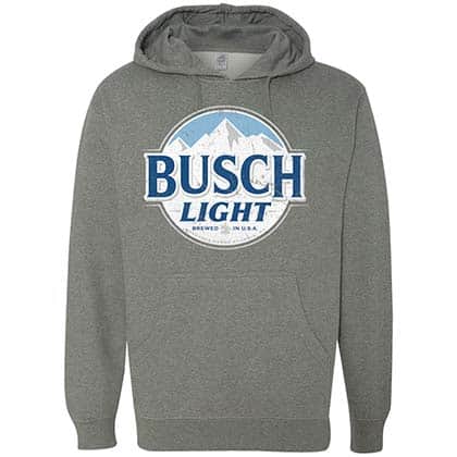  Busch Light Grey Hoodie 
