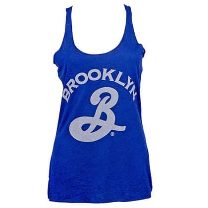  Brooklyn Brewery Navy Blue Women's Racerback Tank Top 
